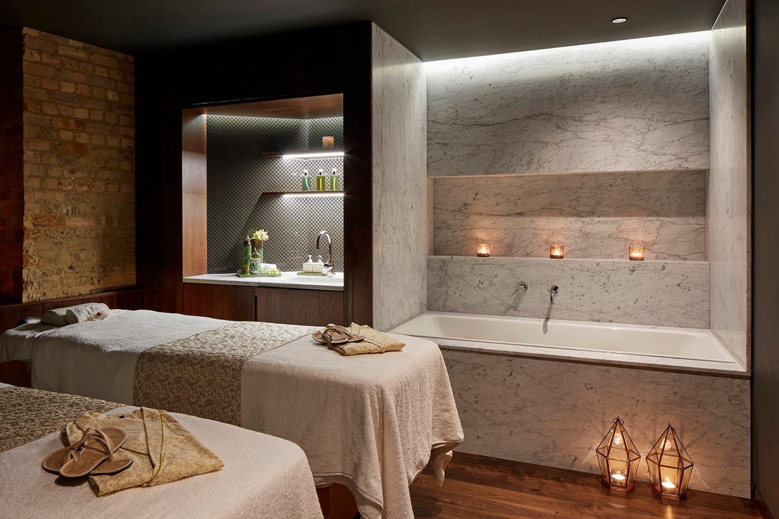 建在原砖墙结构里的宁静放松之地,伦敦jiva水疗和保健中心 | emil eve