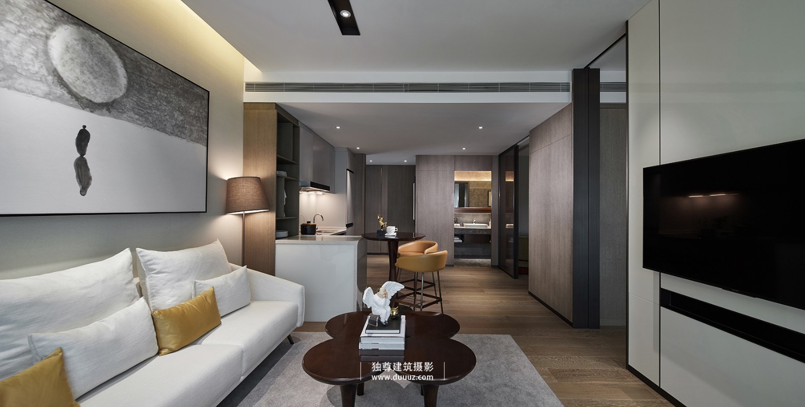 一点、一线、一面,保利天悦样板间 | 威尔森设计-建e网设计案例