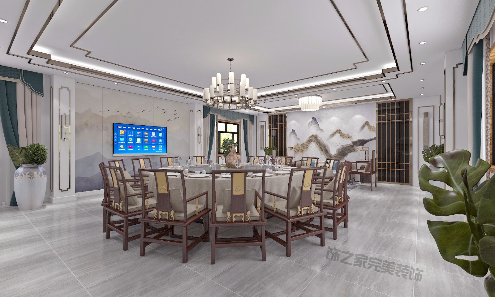 新中式会所餐饮包厢|空间|室内设计|茹雪15375147123 - 原创作品 - 站酷 (ZCOOL)