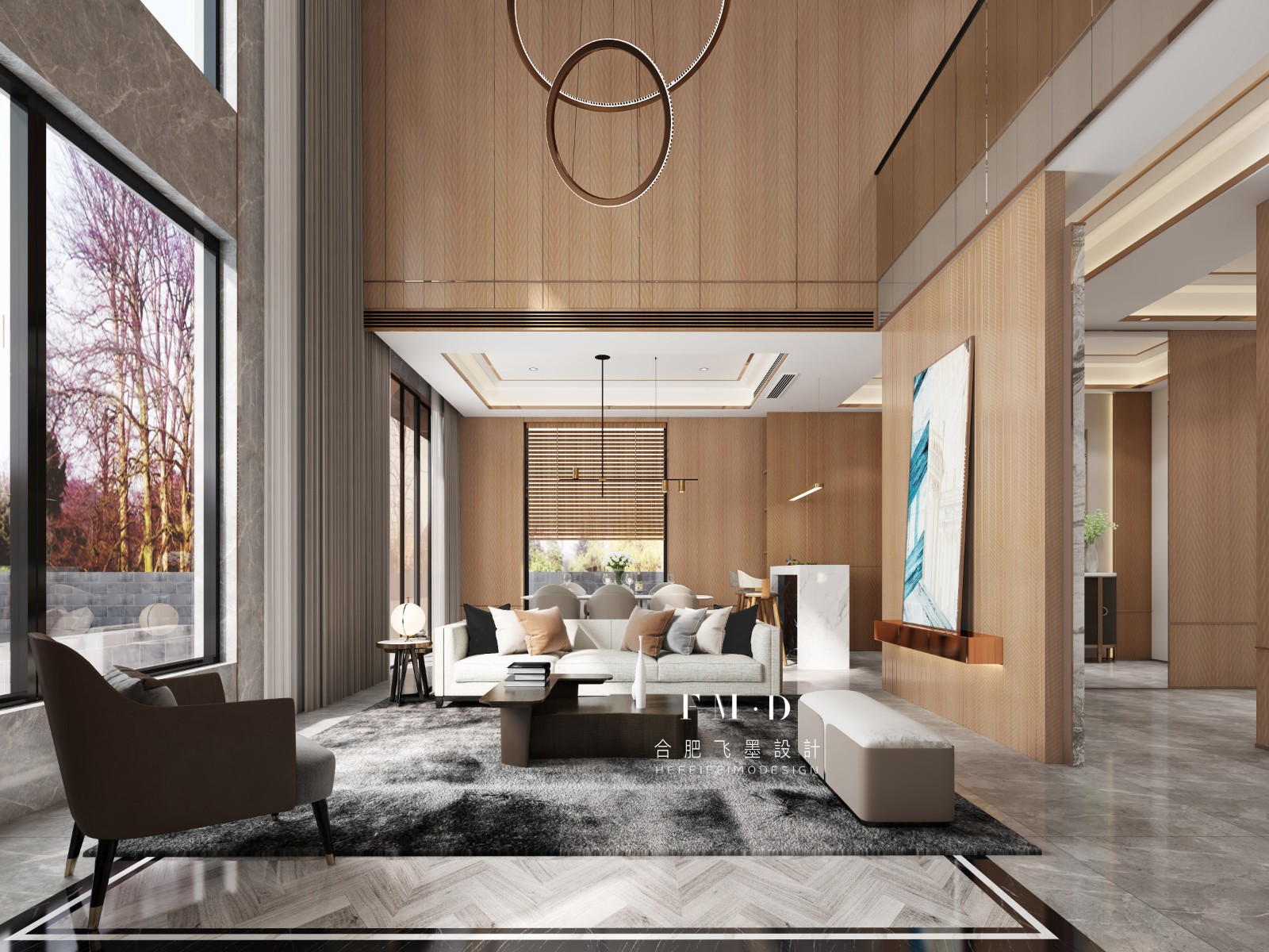 合肥飞墨设计新作 | 铂悦庐州府 打造经典传世奢藏别墅之作!