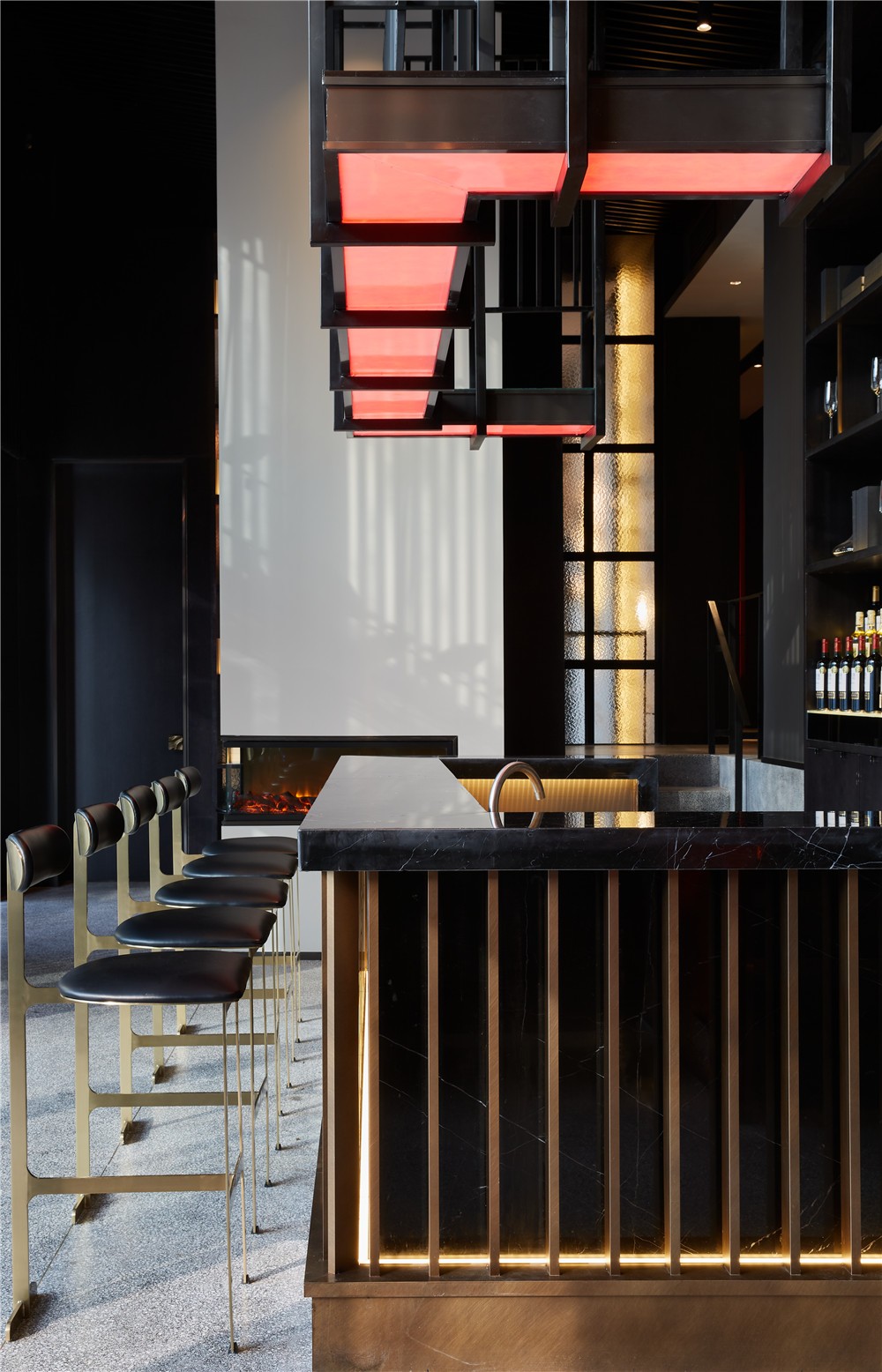 翡翠绿+复古红, 魔都新晋“餐饮地标”奢华来袭!【GID新作】-建E网设计案例