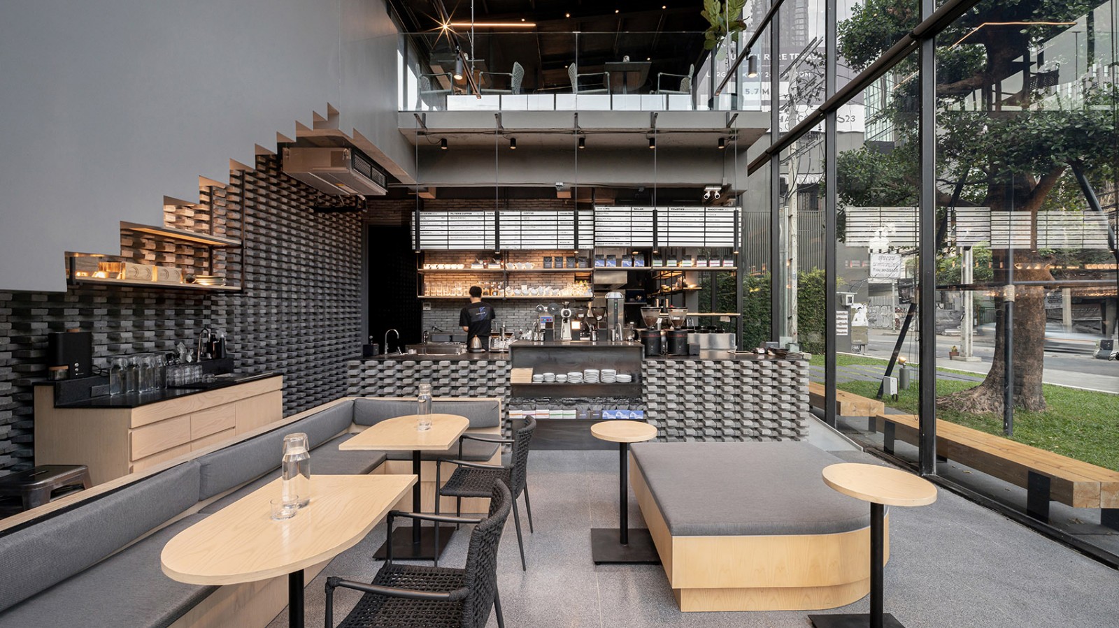 曼谷异域风情kaizen品牌咖啡厅设计 
