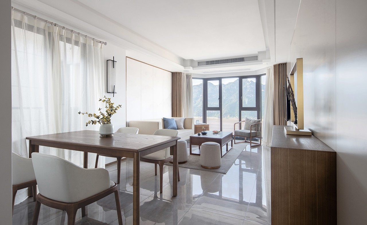 滨江九里——现代 新中式,简约范十足! | 温州原木空间设计