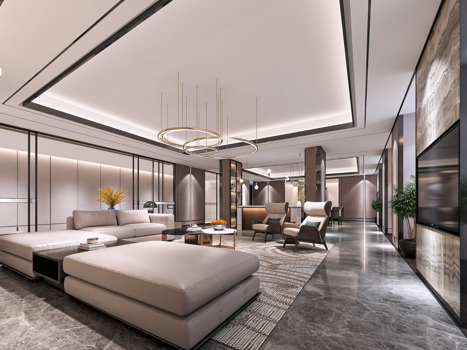 青海利成建筑公司办公会所 900m | 木刻design