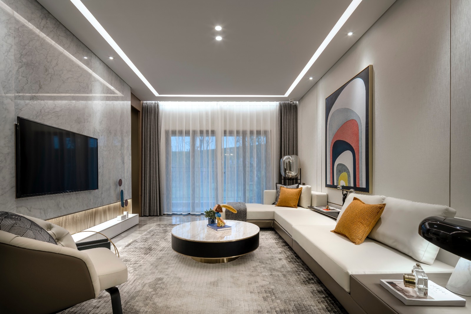 E户型124㎡ 金科 · 集美东方样板房 | 派尚设计-建E网设计案例