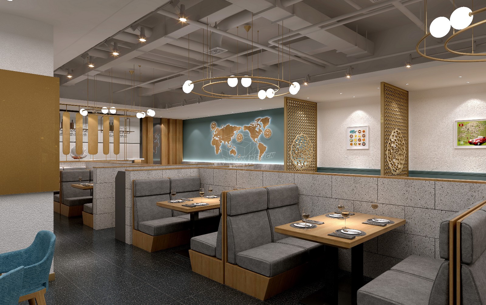 港式茶餐厅|空间|室内设计|WUOOHLEE - 原创作品 - 站酷 (ZCOOL)