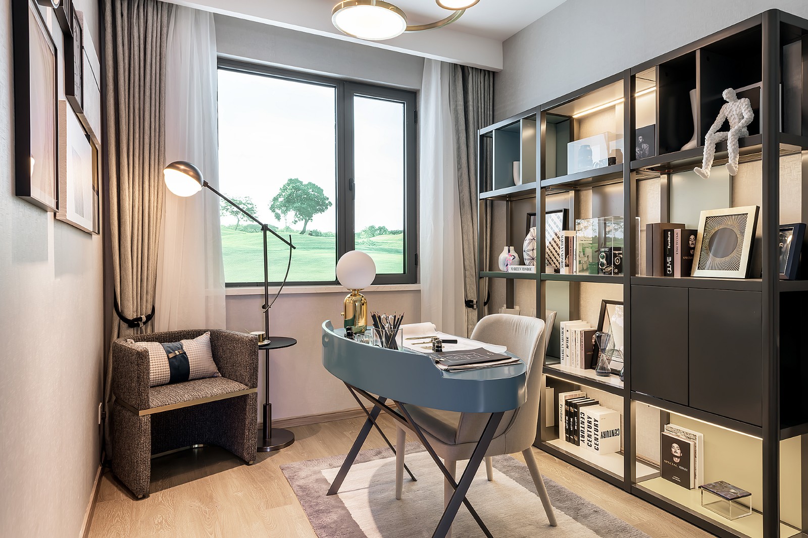 95㎡轻奢样板间,经典与时尚兼具 | 上悦设计