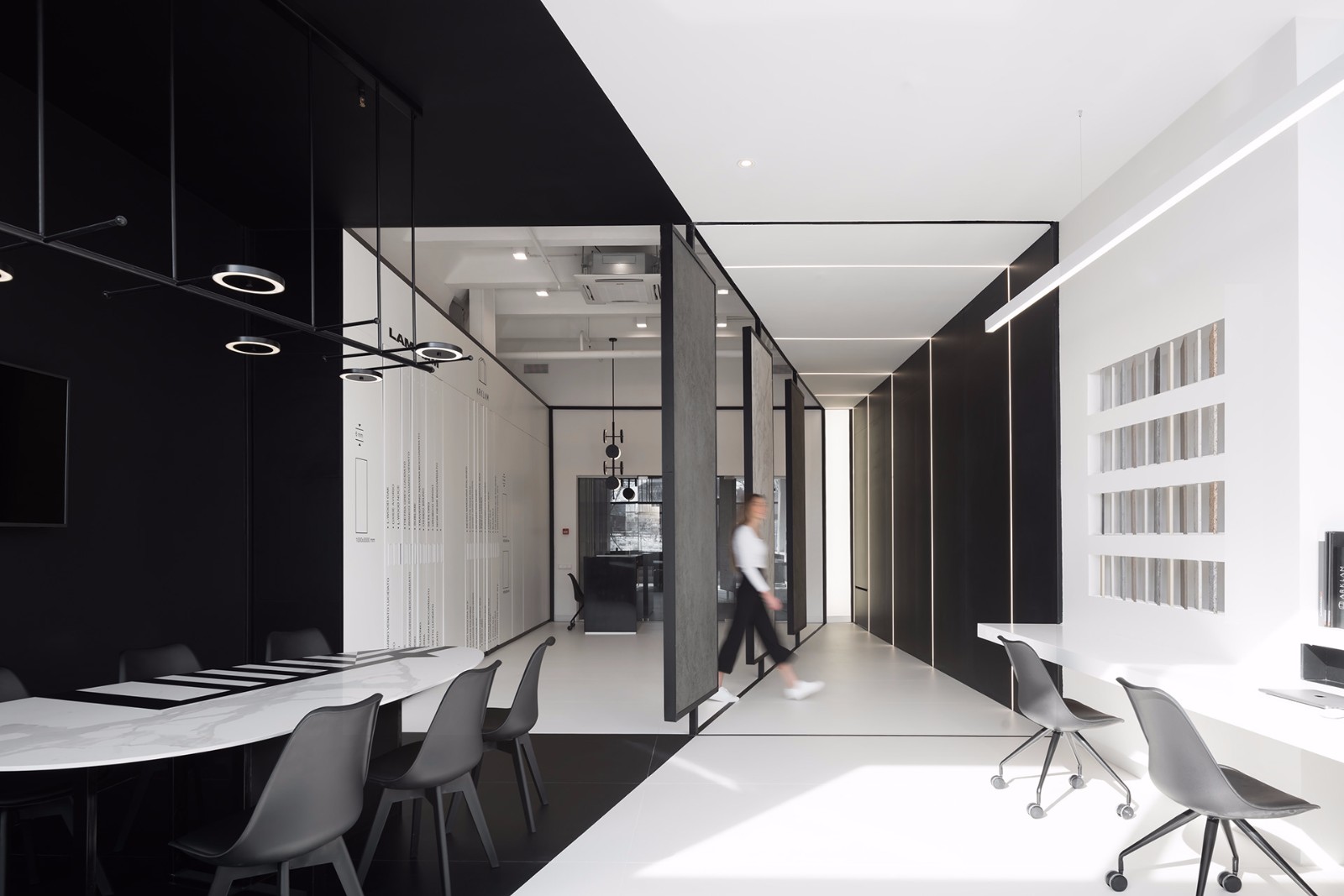 最新设计——极简黑白灰 铜陵Goolle办公空间设计|空间|家装设计|独立室内设计师 - 原创作品 - 站酷 (ZCOOL)