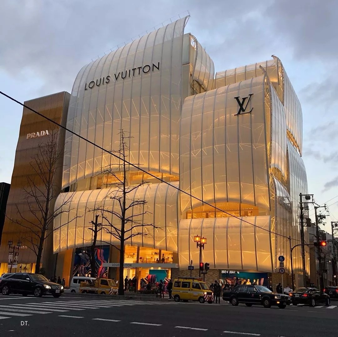 lv大阪旗舰店开业,咖啡馆与餐厅设计案例