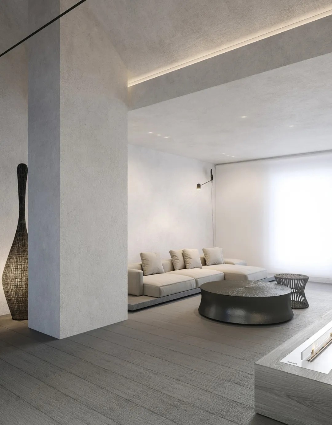 现代灰木色阁楼公寓，简单又优雅 | KUOO Architects