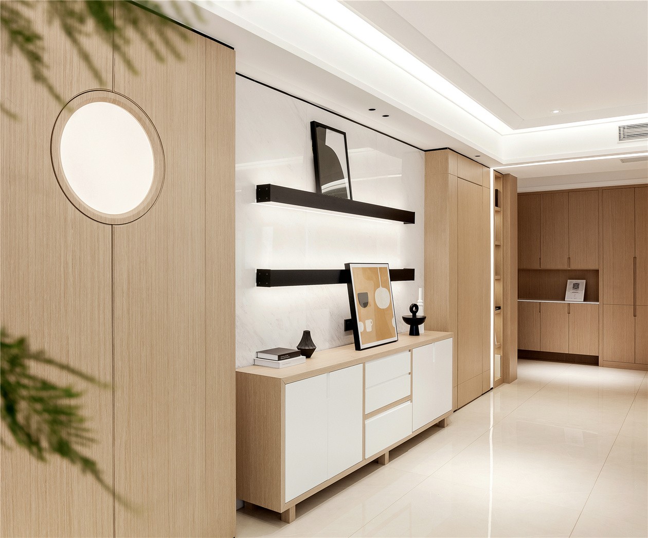 300㎡温暖木色家 | THD-天汇设计-设计案例-建E室内设计网