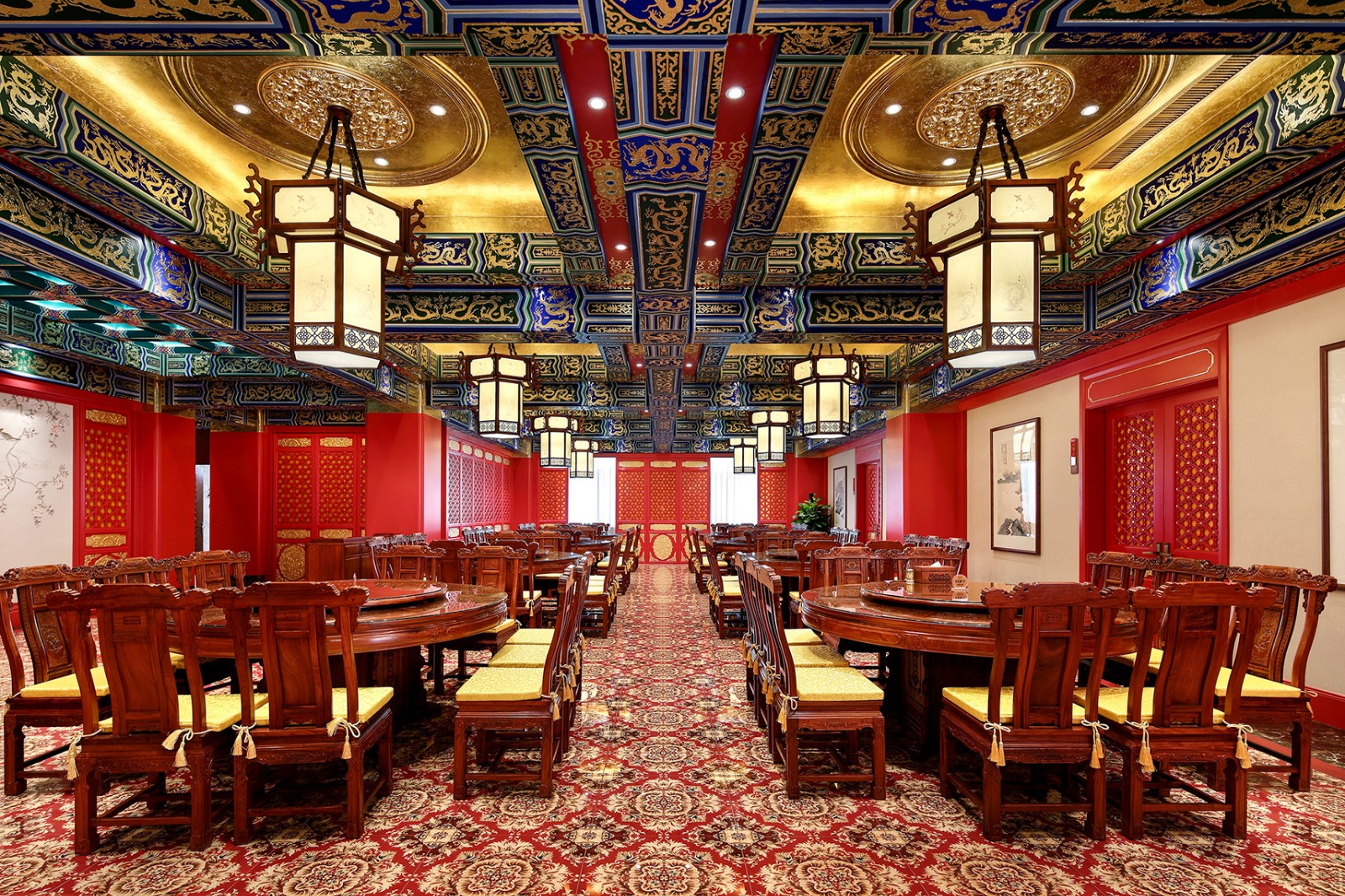 宴请的最高礼遇,宫廷中式风格餐饮酒店会所设计——古典印象作品-建E网设计案例