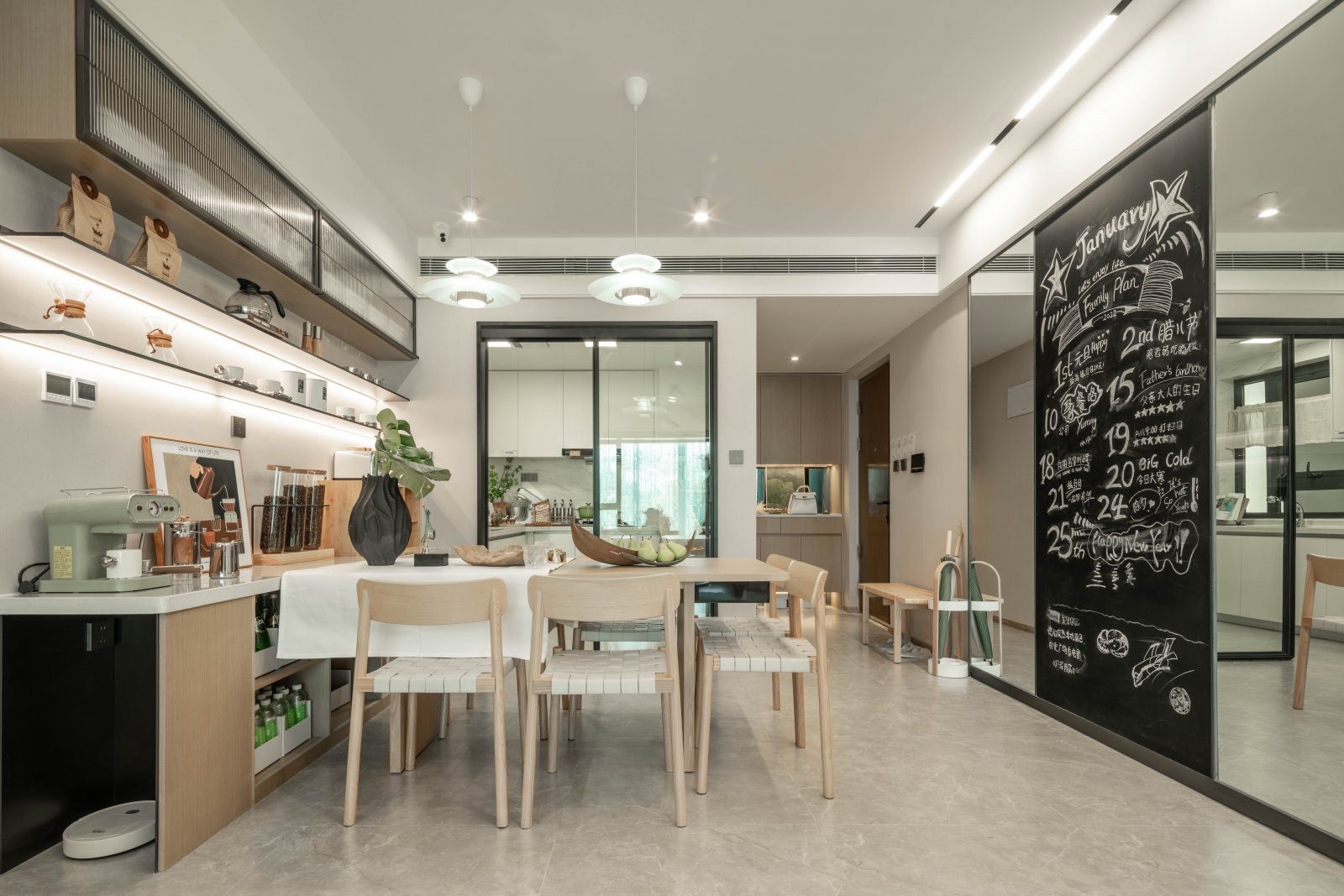 西安中粮天悦136㎡&116㎡样板间：生活之中，艺术之上 | WWD达文设计 -建e网设计案例