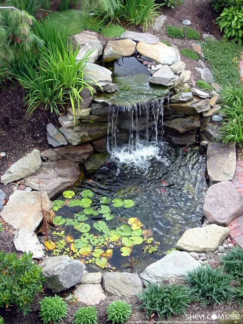 50款绝美庭院水景,看完想立刻动手装!
