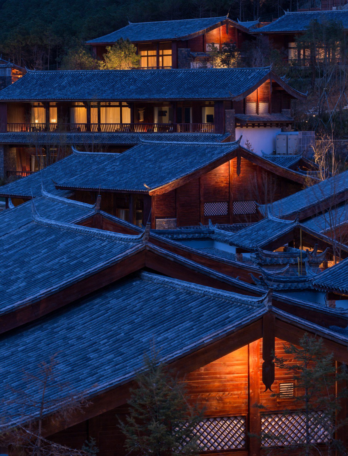 丽江金茂君悦酒店雪山苑设计
