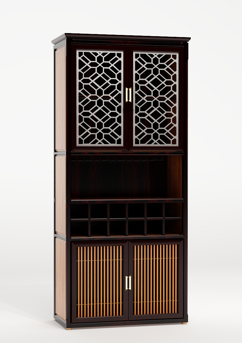 江南别院新中式储物柜组合