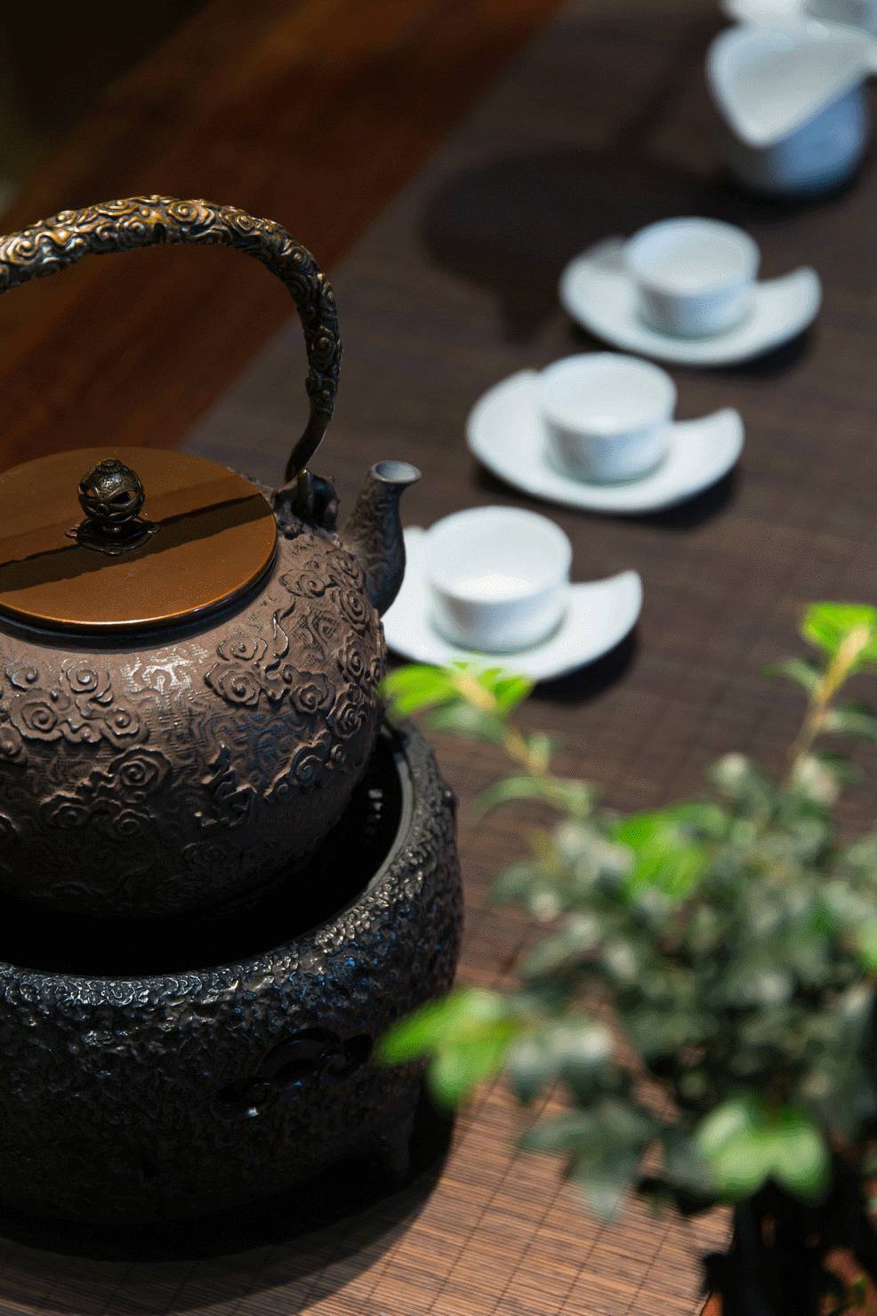 洁淡雅的基调,中式风格的意境,无论是木质的色彩,还是中式流畅的线条