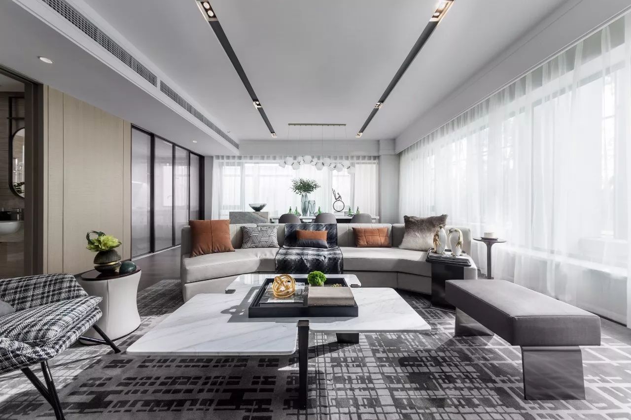 150㎡龙湖紫宸香颂样板间 | 集艾设计-建E网设计案例