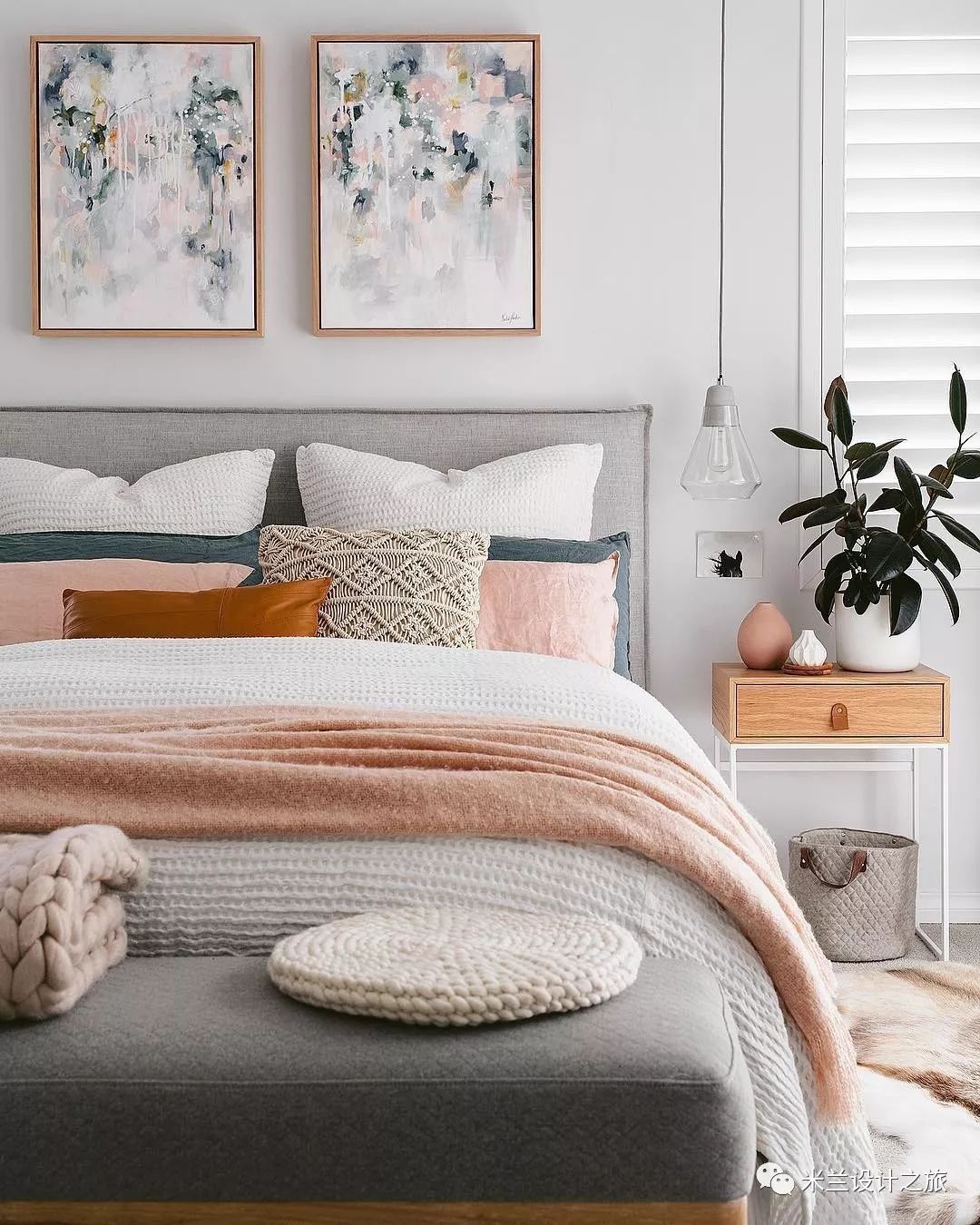 高级灰 粉色,撩人轻熟风!