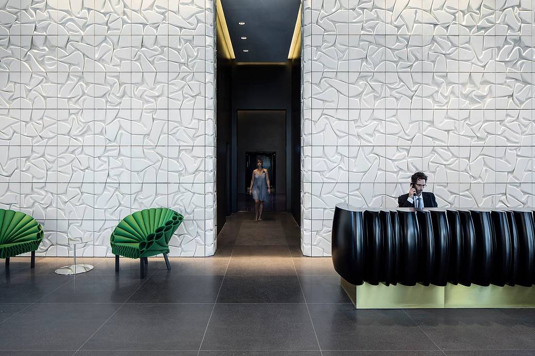 公寓大楼就该有这种大堂