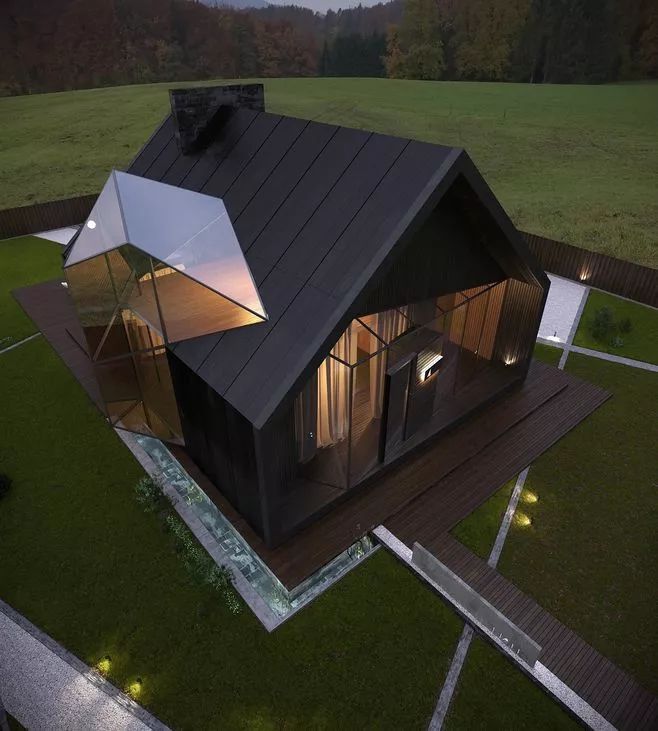 斜屋顶更高颜值