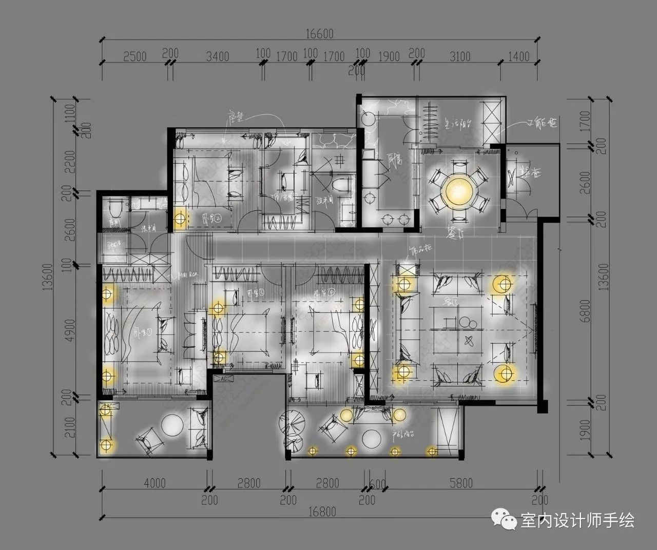 sketchbook彩平概念草图