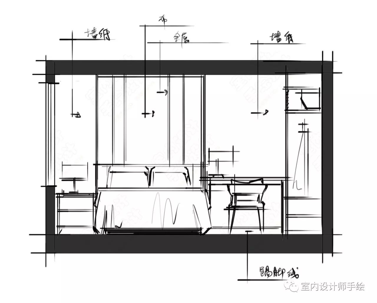 sketchbook彩平概念草图
