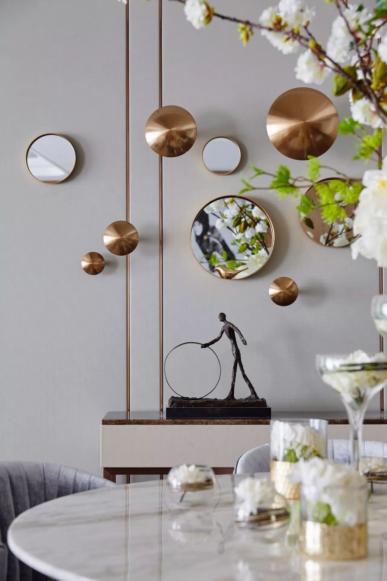 2个轻奢风格的样板房软装设计作品