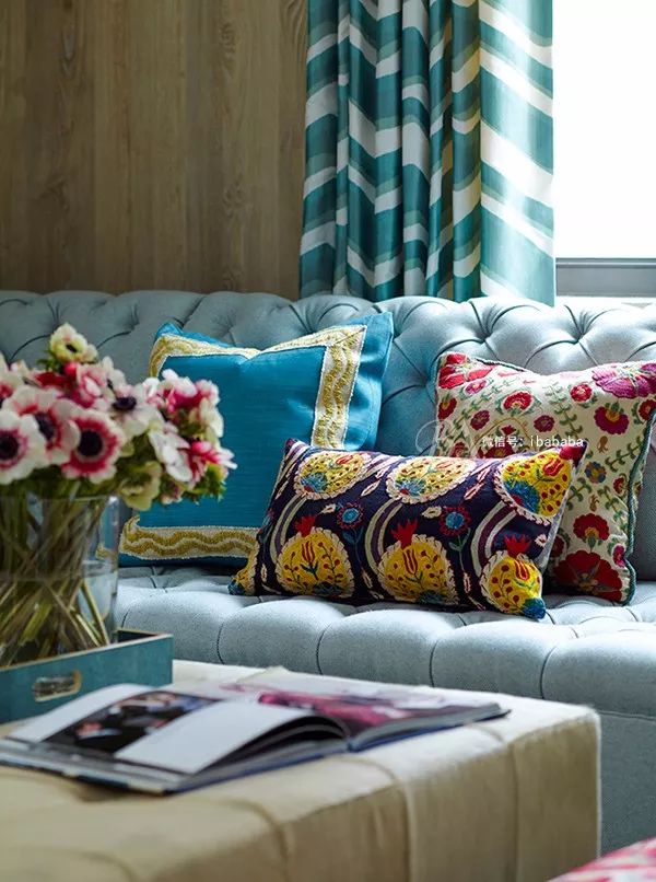 孔雀蓝家居配色冷艳版的优雅女王神秘高贵的气质之选