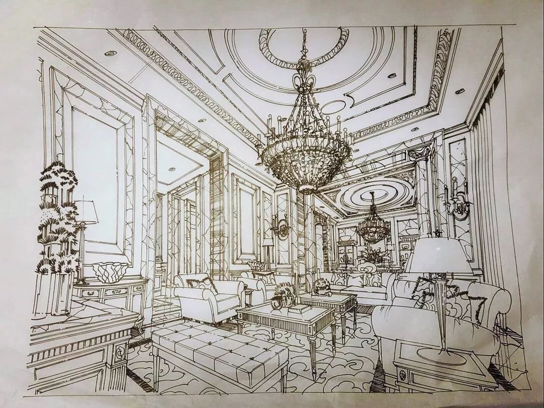 手绘欧式方案设计
