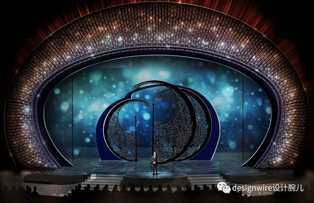 2018奥斯卡颁奖舞台设计4500万颗水晶打造