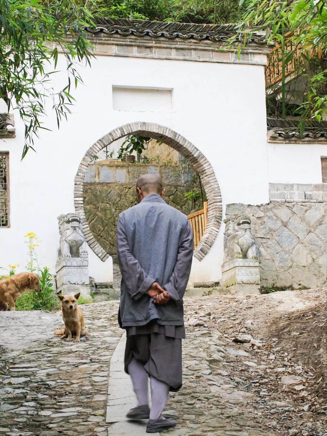 一个和尚,在荒山盖了爆美小楼,独自修行