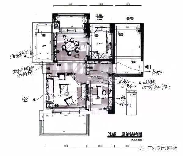 室內設計手繪草圖方案