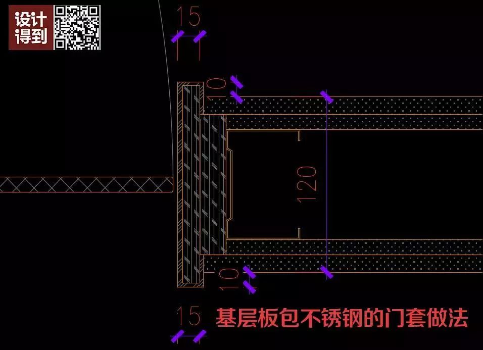 室內不鏽鋼的各種通病及超薄金屬門套做法