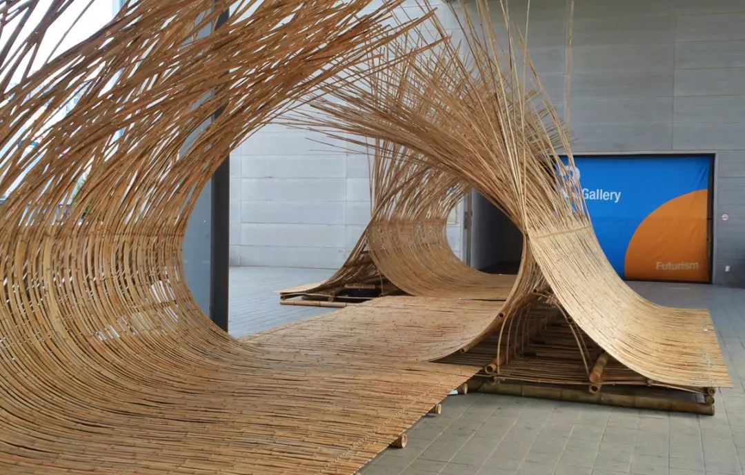 隈研吾的材料研究室竹木纸砖膜等十个材料作品集合