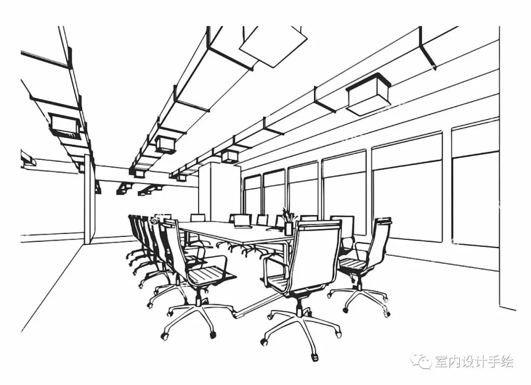 现代经理办公室-sketchup模型_sketchup模型库_建E室内设计网!