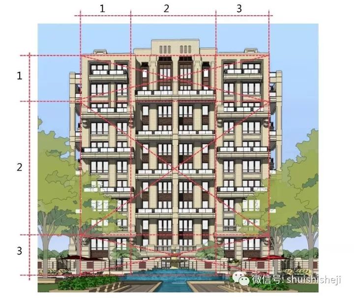 纵三段延续古典建筑比例"天璞"的三段式造型经典三段式立面,14种花样