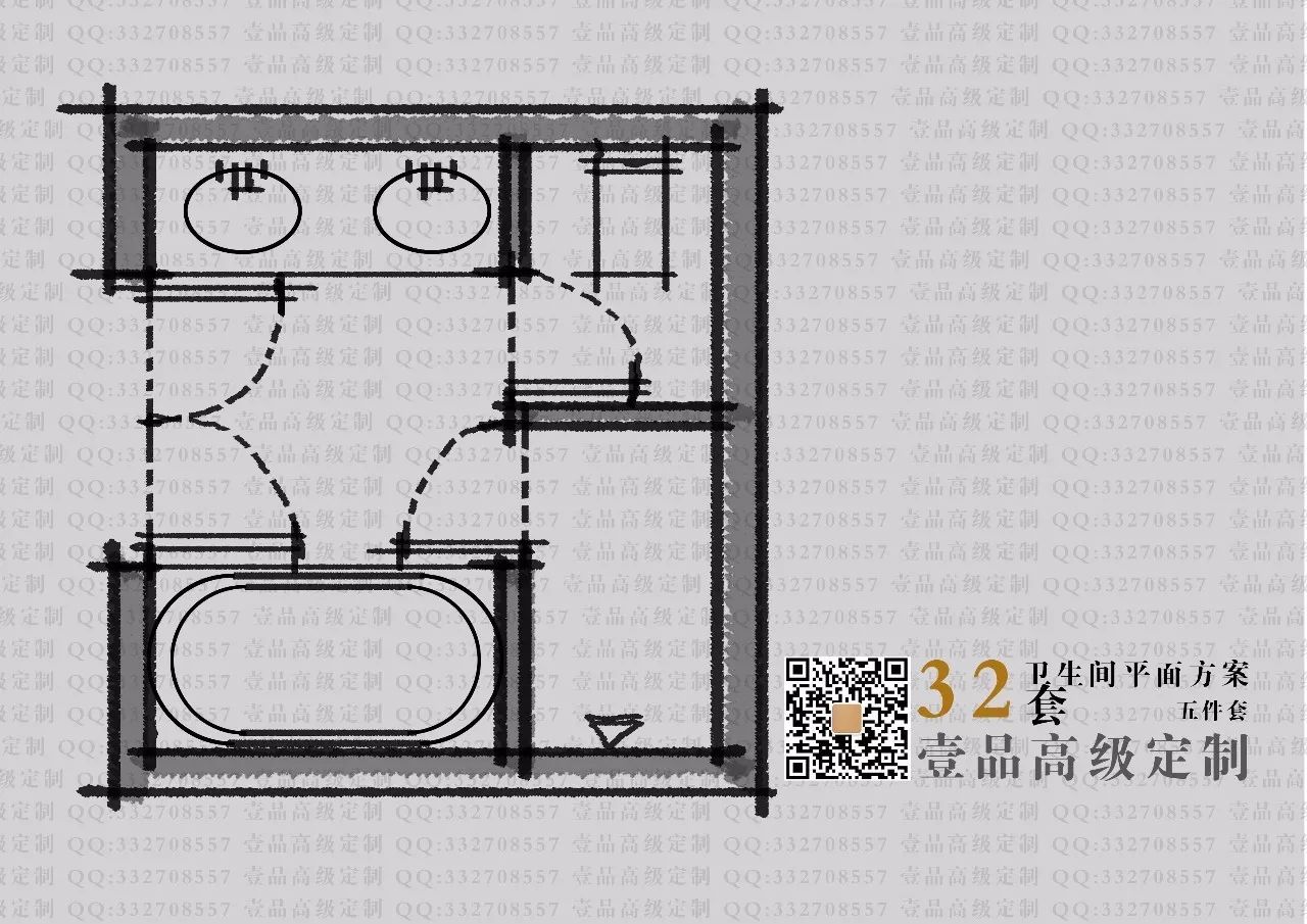 常用32种卫生间平面优化套路