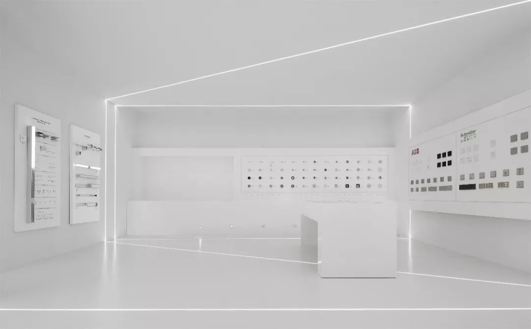极简白＋高级灰，“魔·术”展厅 | 马蹄莲室内设计-建e网设计案例