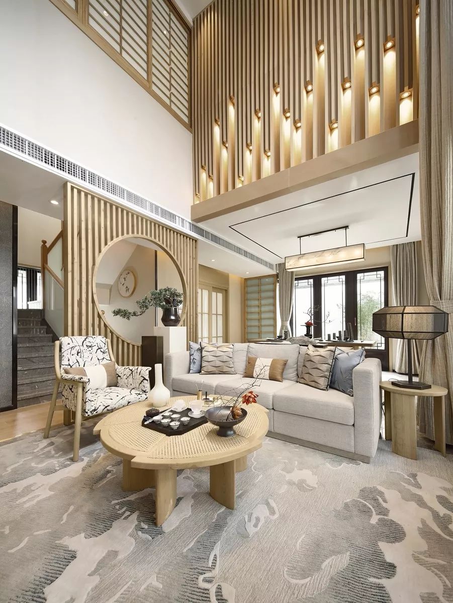 417㎡日式别墅样板房设计方案，简洁而又淡雅 | 华墨国际设计