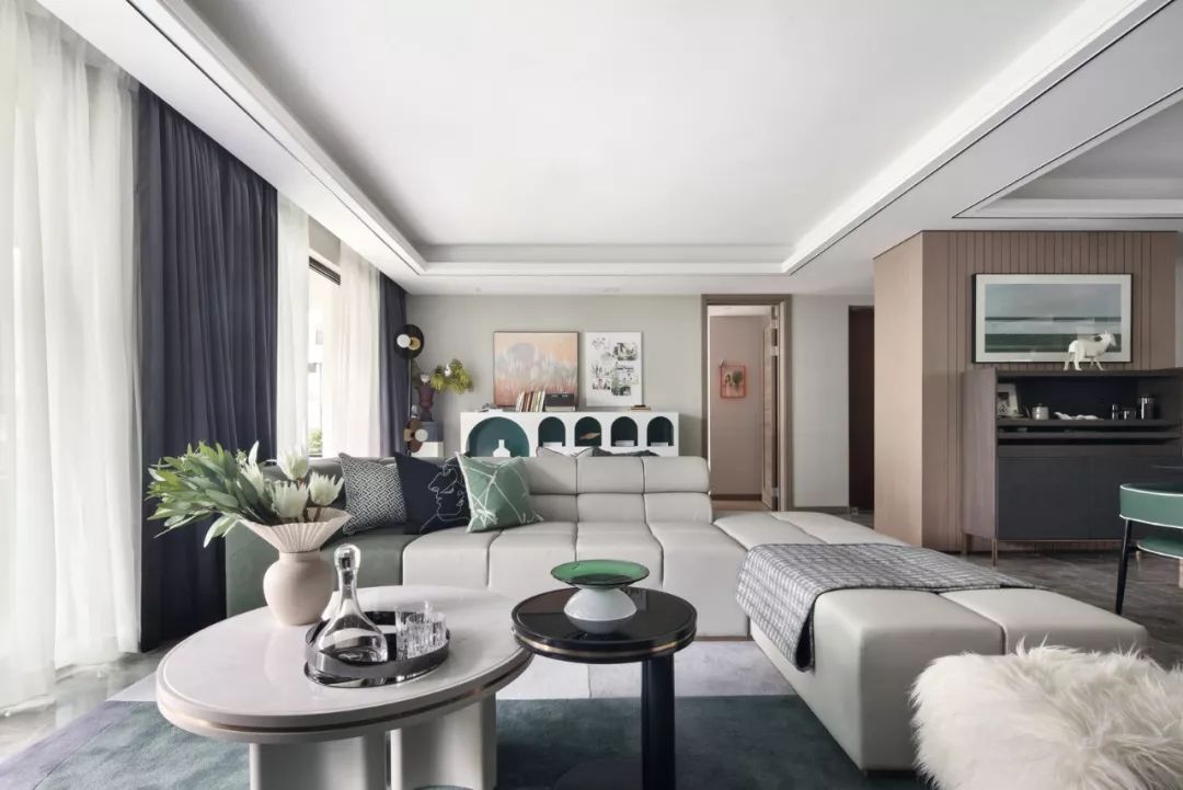 合肥翡翠天际166户型样板间 | 羽果设计-建e网设计案例