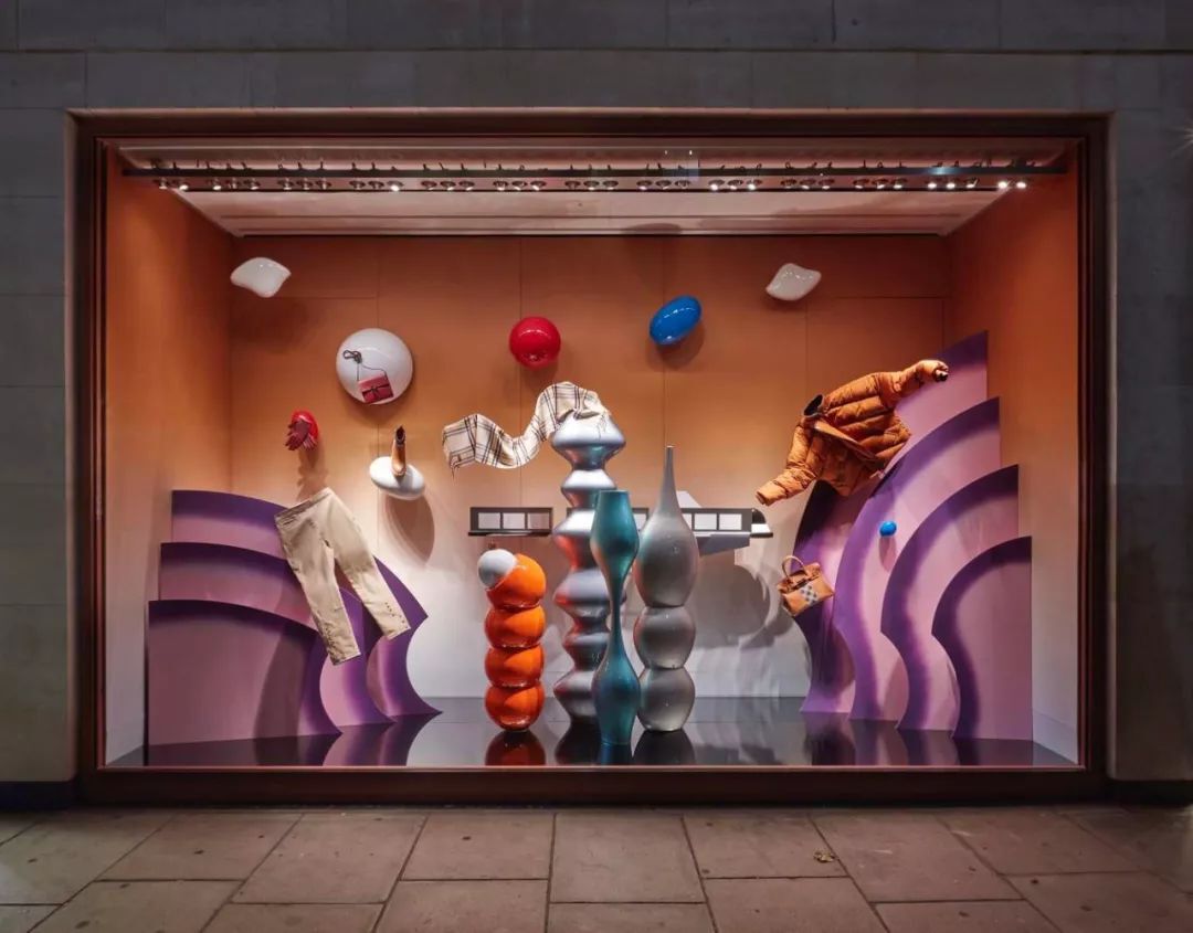 爱马仕最新的橱窗设计手工制作的梦幻艺术空间