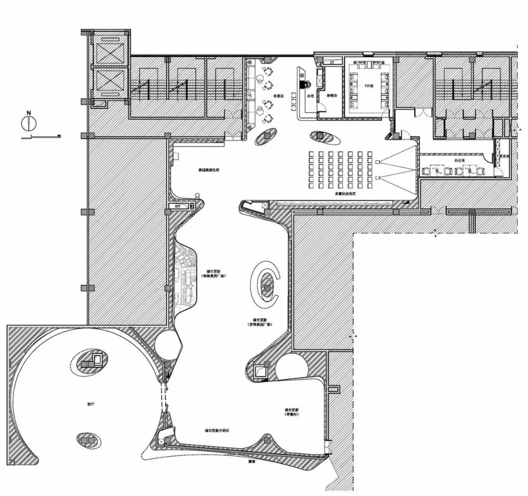 中国奥园城市更新展厅 | 共生形态-设计案例-建E室内设计网