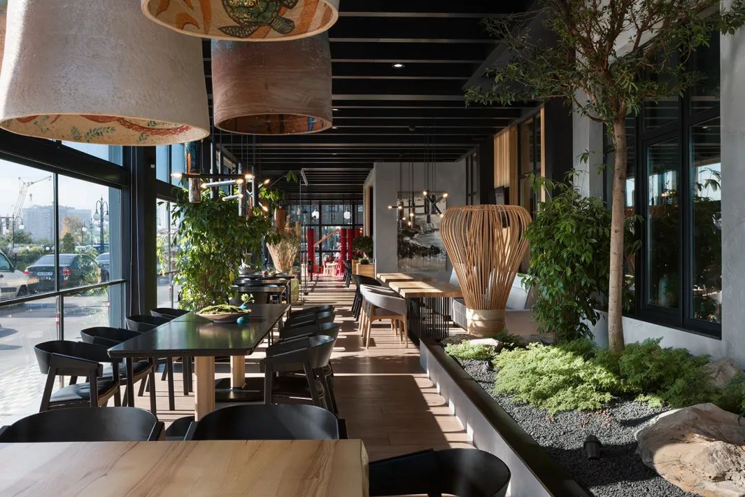 800㎡创意十足的日本餐厅 | Sergey Makhno Architects设计案例