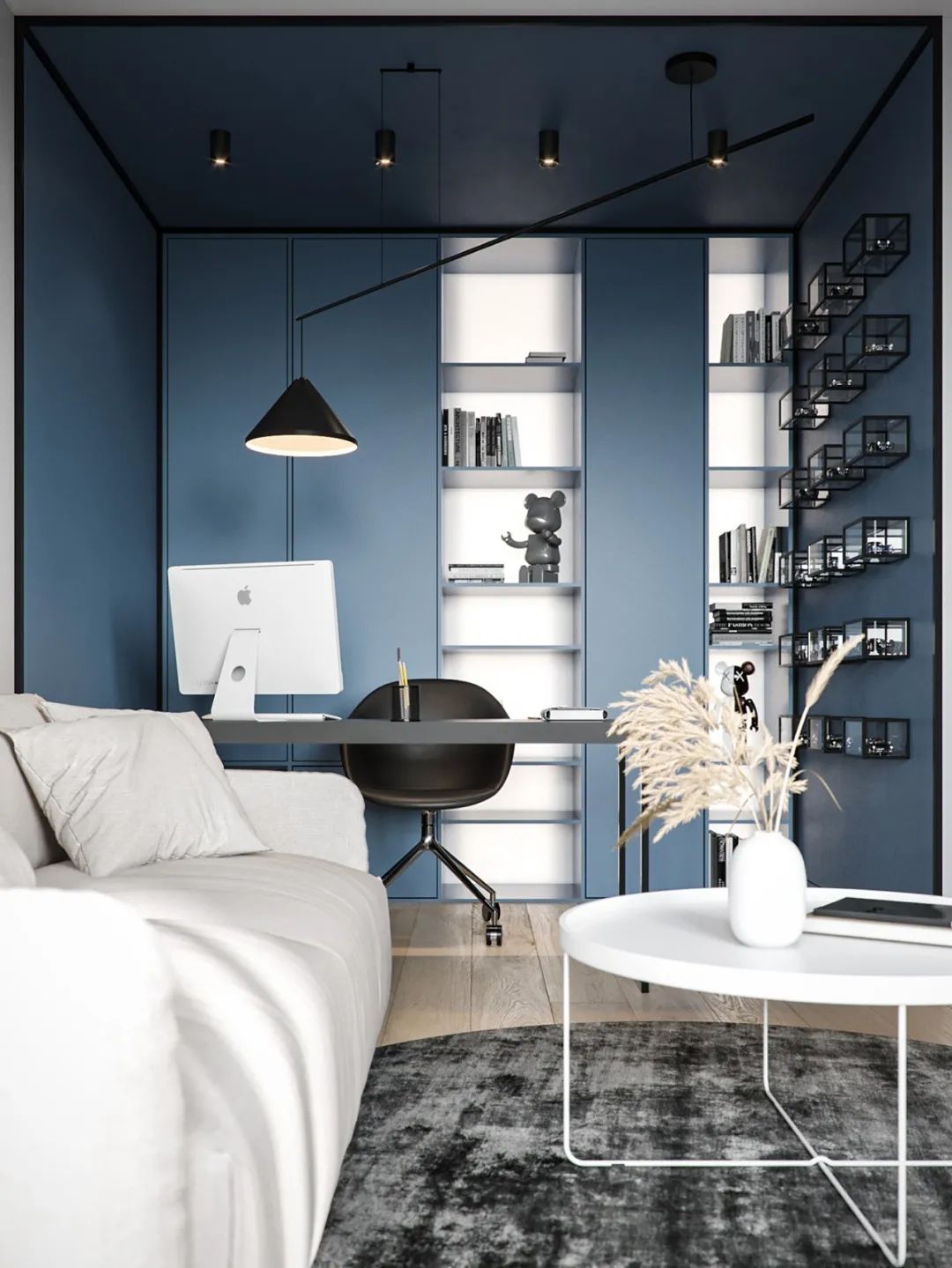 灰蓝配色方案：华丽而简约的家居装修(3) - 设计之家