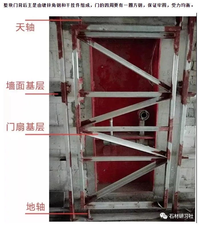 石材暗门暗藏式消防箱通用施工图