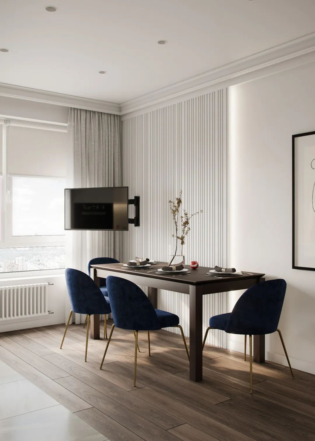 72㎡现代简约风三居室公寓，舒适优雅的家！ | BODES Studio