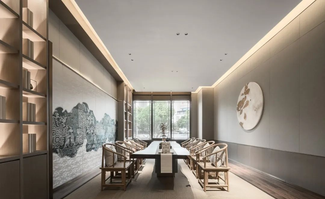 元禾大千 | 建发鼎华 · 北大珑廷售楼中心,重塑对简雅禅居的理解-设计案例-建E室内设计网