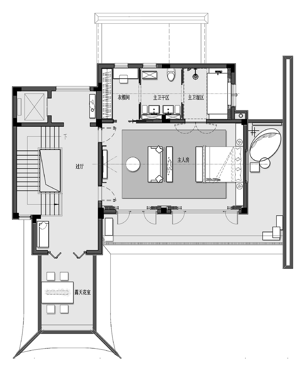 800㎡中式合院，简约质朴，高级美！ | 矩阵纵横-设计案例-建E室内设计网
