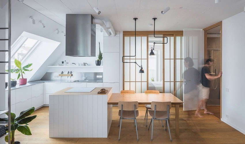 59㎡「无印风」小公寓设计 | Dizaino Virtuvė